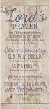  Wood Plaque - The Lord's Prayer 